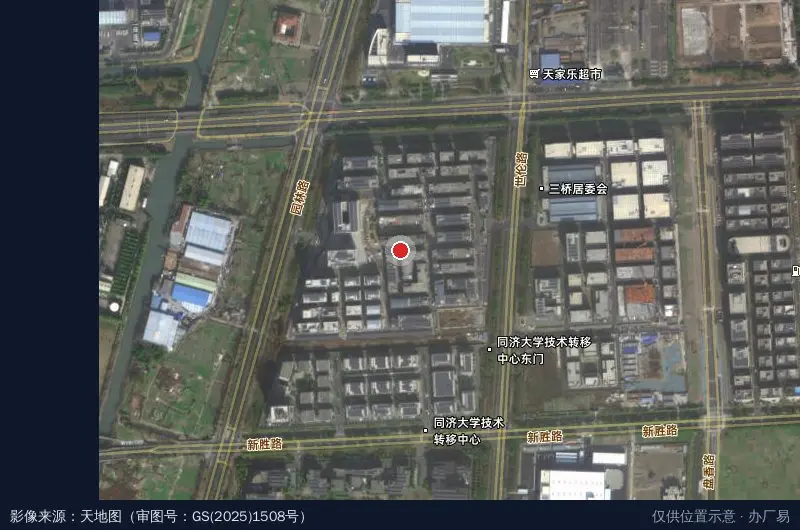 华汇智谷科学产业园卫星位置示意图
