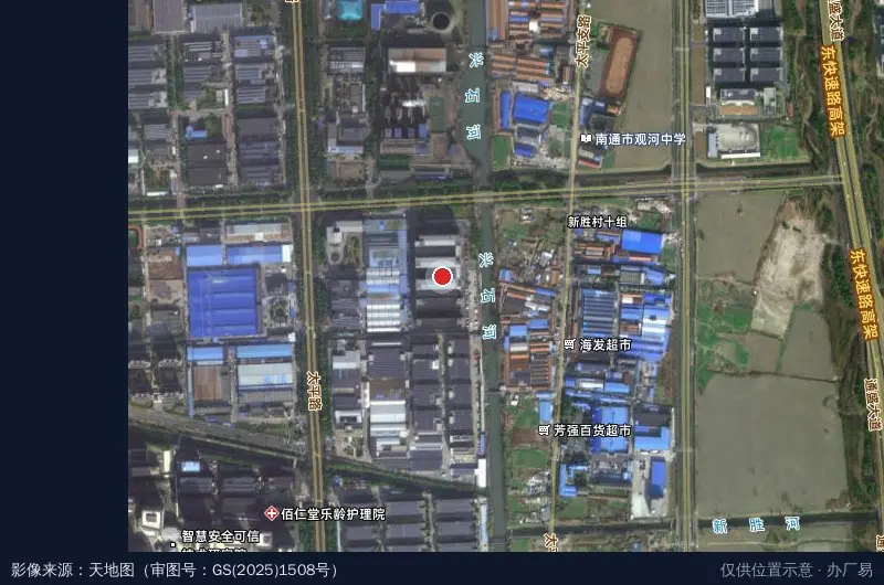 华业科创园卫星位置示意图