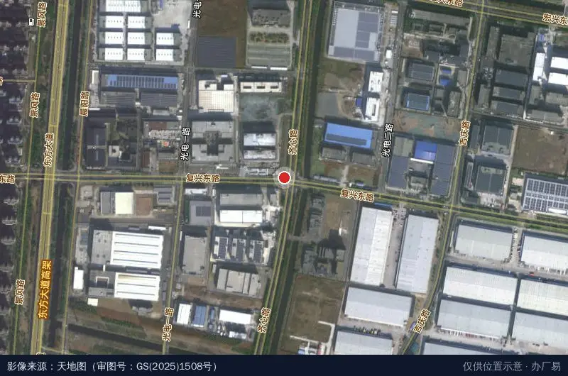 南通华封科技产业园卫星位置示意图