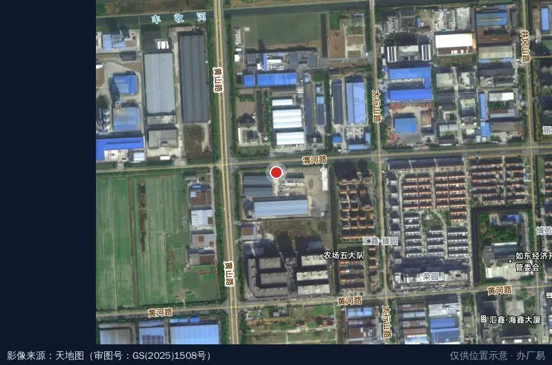 栎杉科技产业园卫星位置示意图
