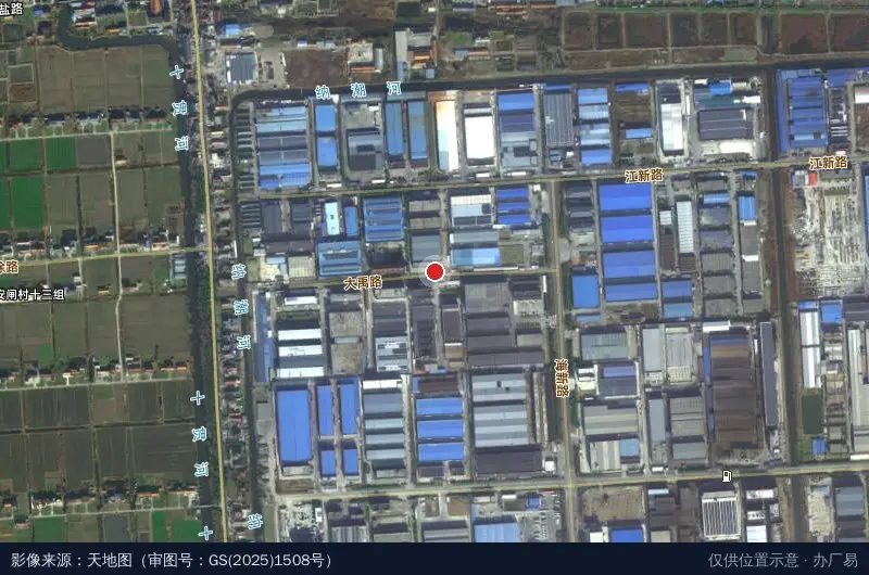 东安科技园卫星位置示意图