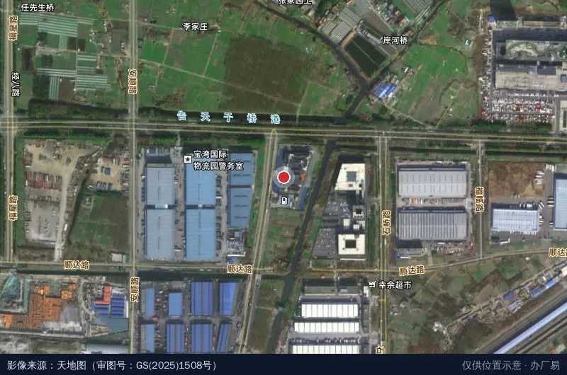 振家邦科技创业园(建设中)卫星位置示意图