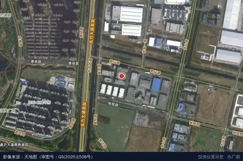 智锐达科技园卫星位置示意图