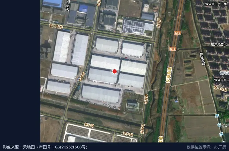 普洛斯南通经开南物流园卫星位置示意图