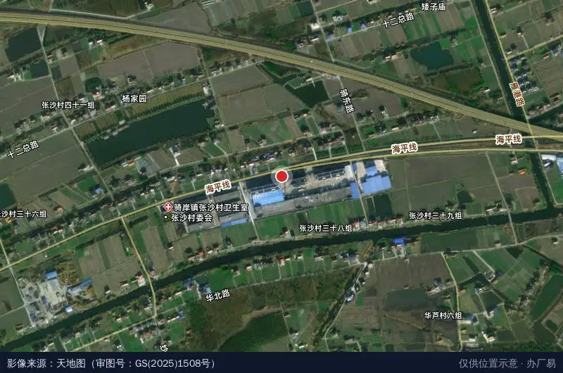 丰顺物流园卫星位置示意图