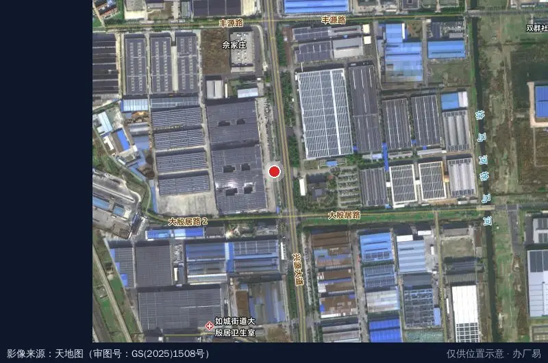 尔昕智能制造产业园卫星位置示意图