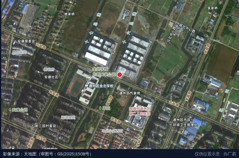 赫联聚兴产业园B区卫星位置示意图
