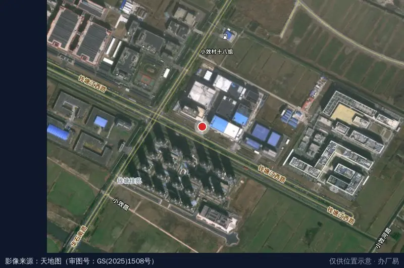 北临港创新谷·新一代信息技术产业园二期卫星位置示意图