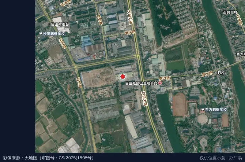 祺鑫工业园卫星位置示意图
