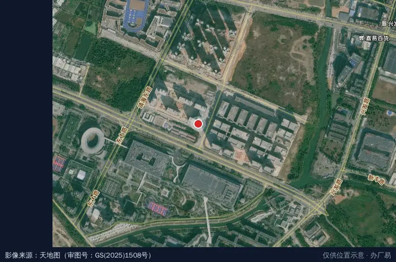 华茂新工业园卫星位置示意图