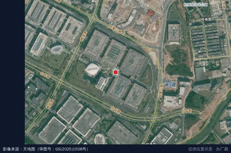 团泊洼C区卫星位置示意图