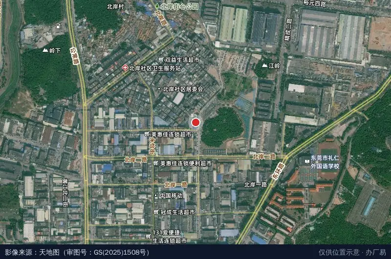 VJBY工业园卫星位置示意图