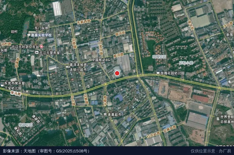 嘉仕通工业园卫星位置示意图