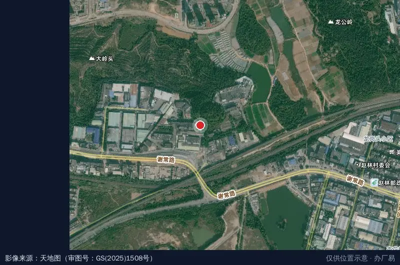 鼎嘉工业园卫星位置示意图
