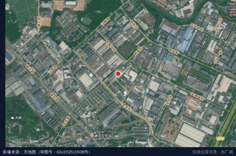 友和辉工业园卫星位置示意图