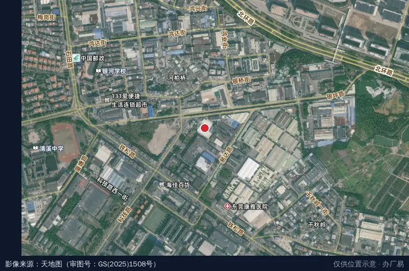 耀新工业园卫星位置示意图
