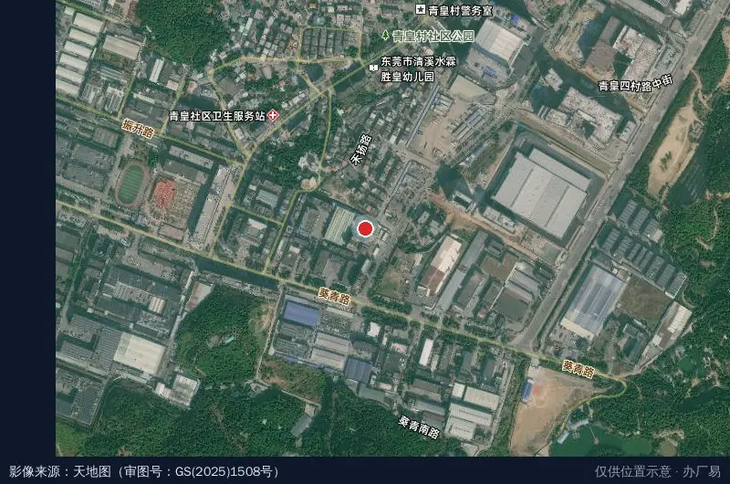 科维工业园卫星位置示意图