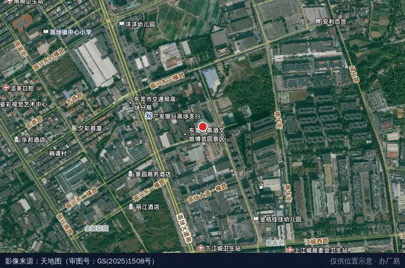 高城科技园卫星位置示意图