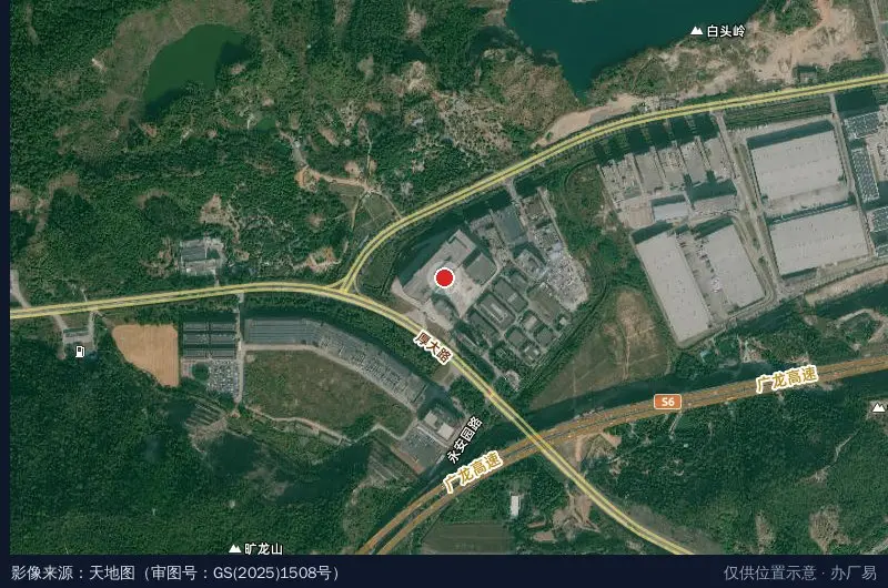 捷讯科技园卫星位置示意图