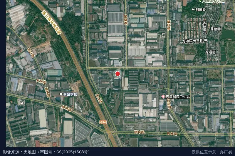 捷成科技园卫星位置示意图