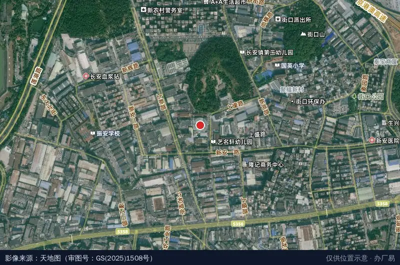 联豪(旭川)科技园卫星位置示意图