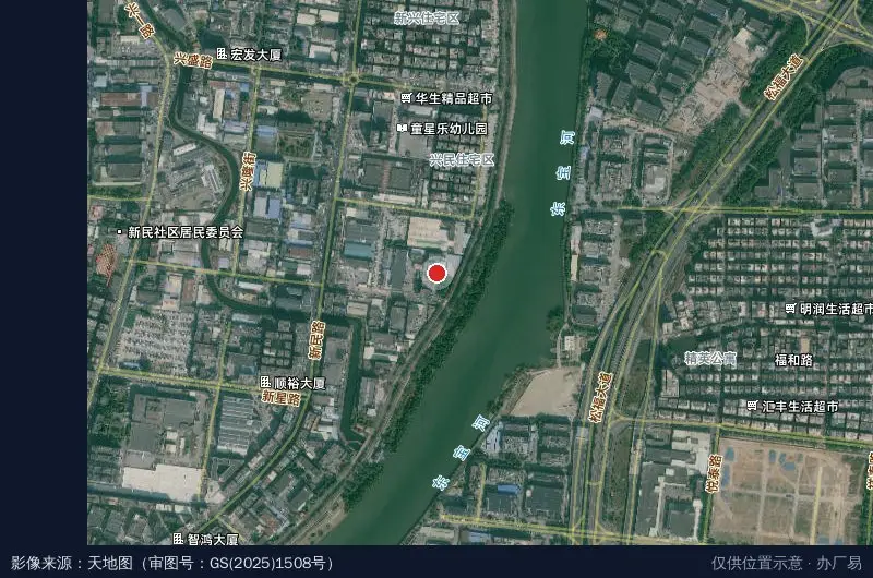 浩泽科技园卫星位置示意图