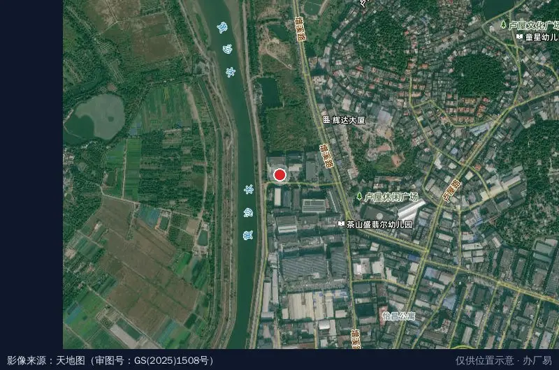 名扬科技园卫星位置示意图