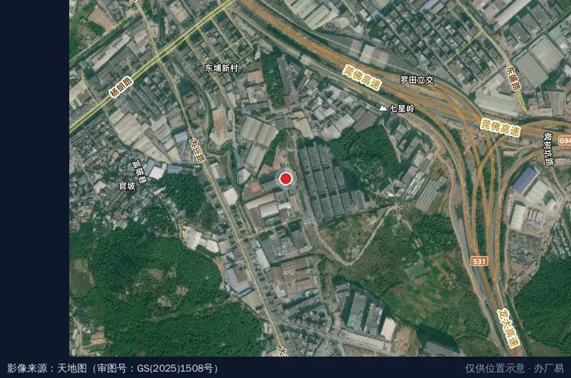 协和科技园卫星位置示意图