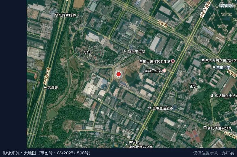 嘉锐科技园卫星位置示意图