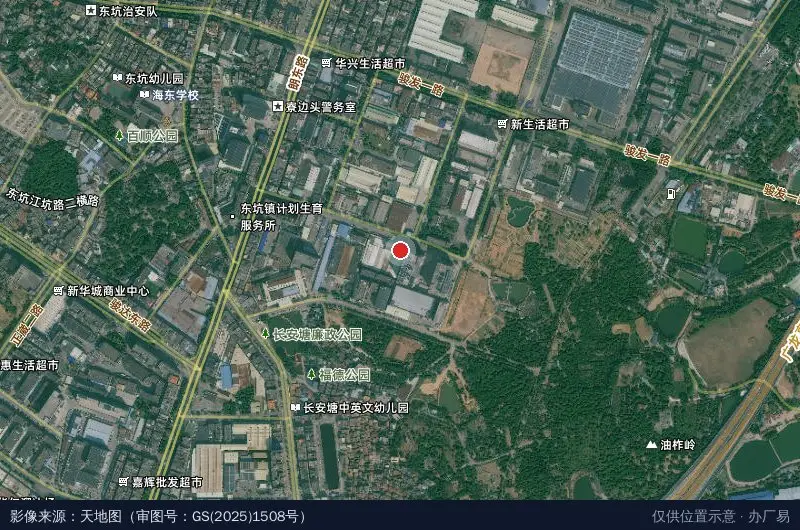 威创科技园卫星位置示意图