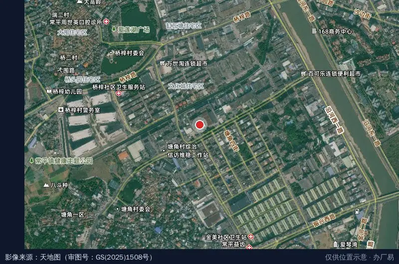 维德科技园卫星位置示意图