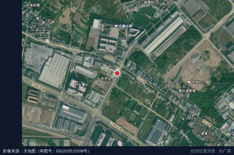 鑫盛科技园卫星位置示意图
