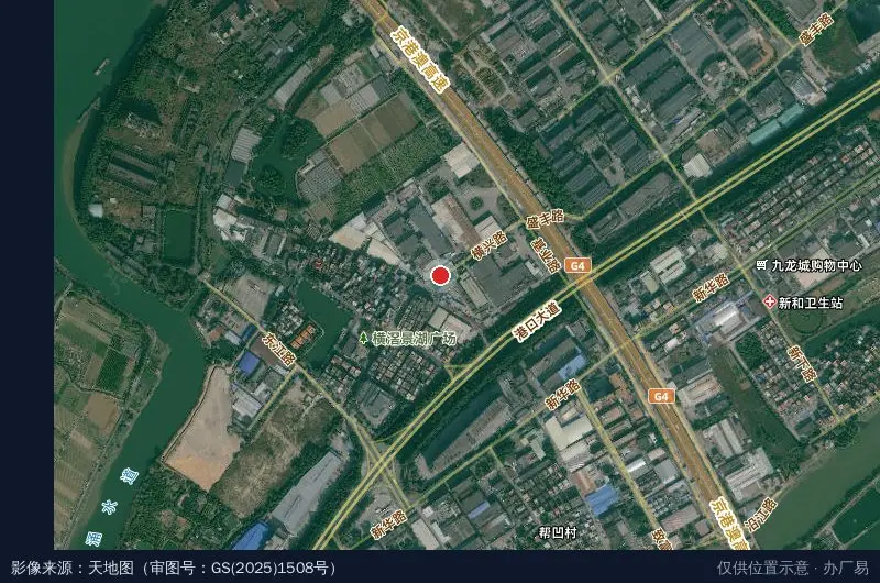 鑫禾科技园卫星位置示意图