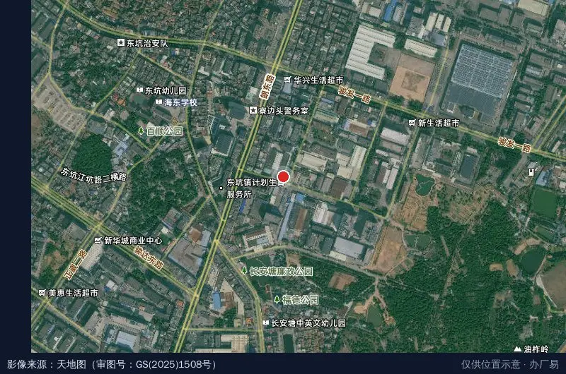溢彩科技园卫星位置示意图