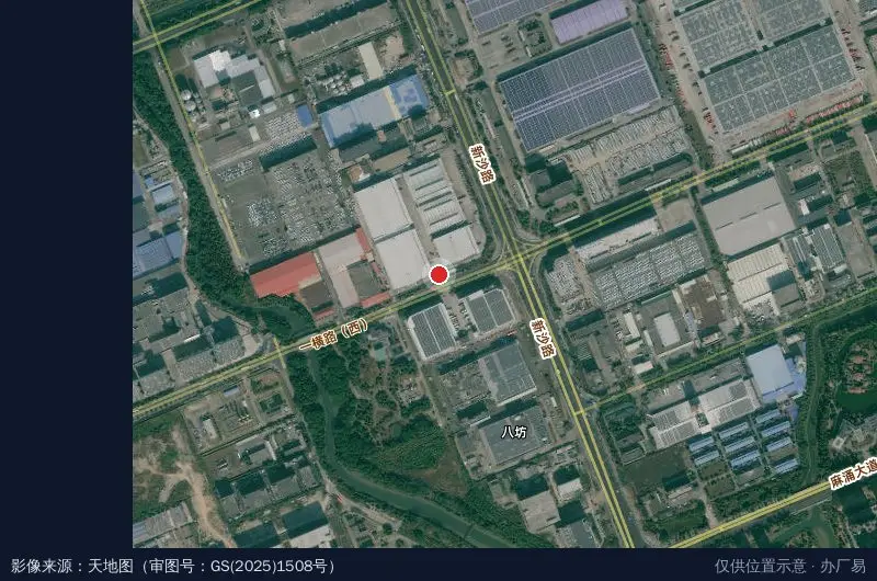 麻涌镇三和物流园卫星位置示意图
