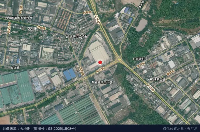 顺源现代物流产业园卫星位置示意图