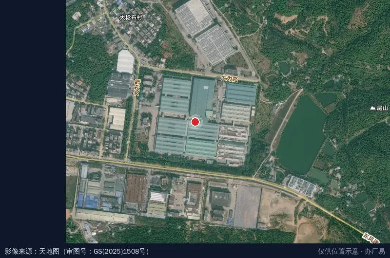 融辉深圳物流园卫星位置示意图