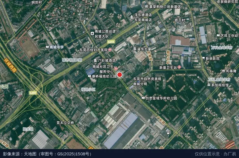 卓睿产业园卫星位置示意图