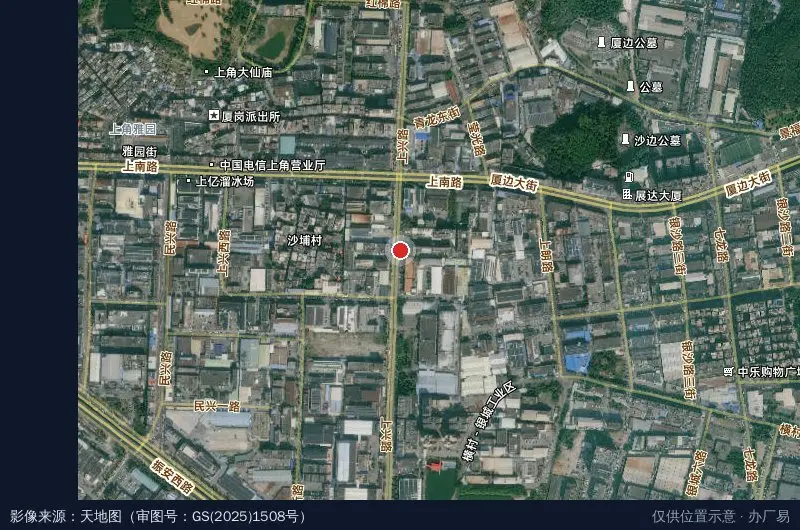 华云产业园一区卫星位置示意图