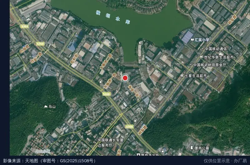 迈视产业园卫星位置示意图