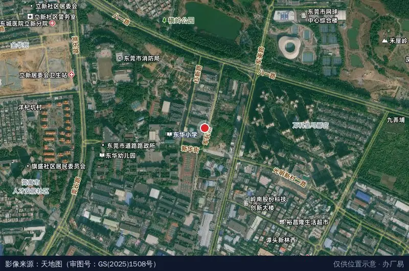 惠丰科技产业园卫星位置示意图
