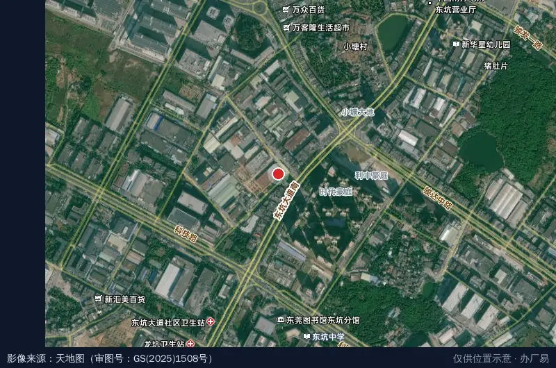 德鑫高新产业园卫星位置示意图