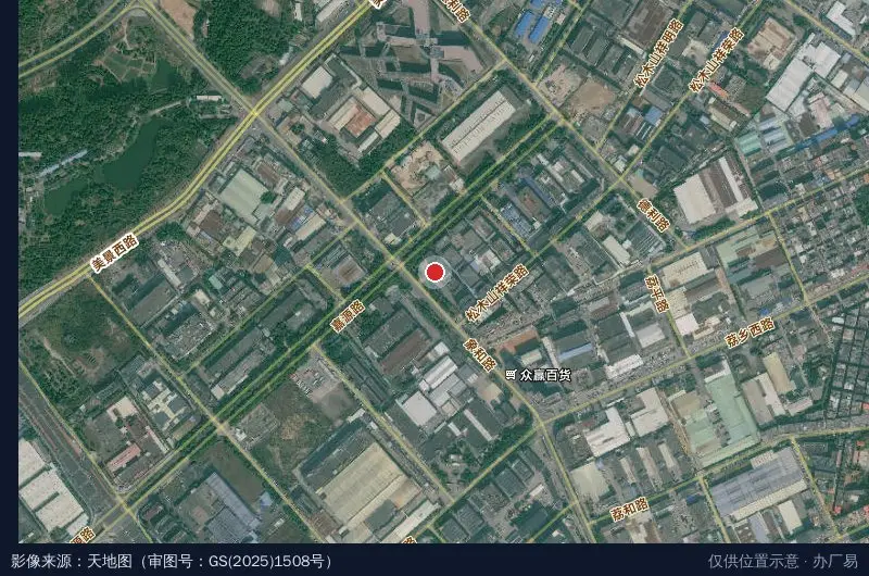 凯信产业园卫星位置示意图