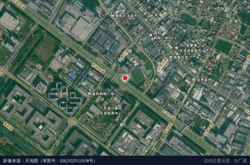 亿晖产业园卫星位置示意图