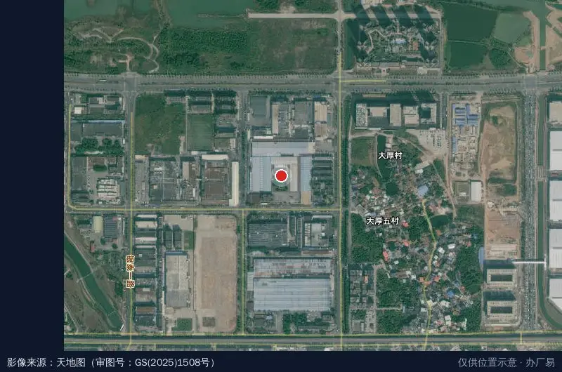联驰产业园卫星位置示意图