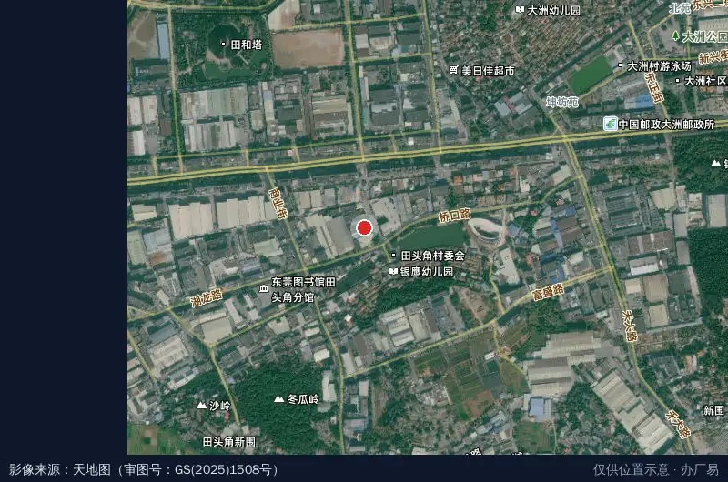 恩领创意产业园卫星位置示意图