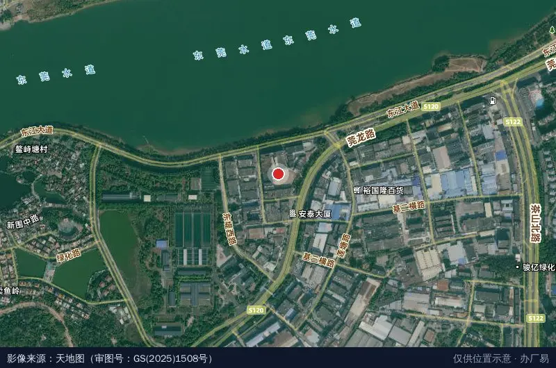 湘壹产业园卫星位置示意图