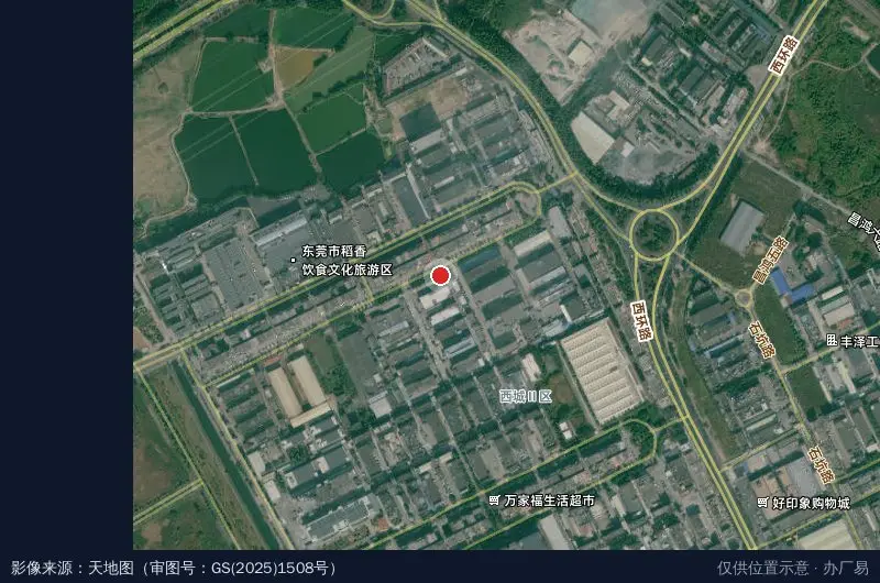 耀泰产业园卫星位置示意图