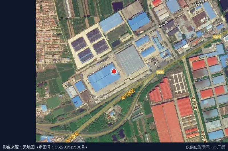 胶东智慧物流园卫星位置示意图