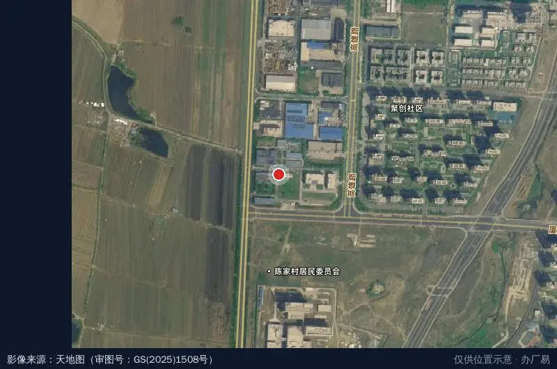 烟台希尔德光电产业园卫星位置示意图